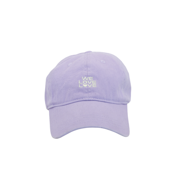 Lilac WE LOVE LOVE cap